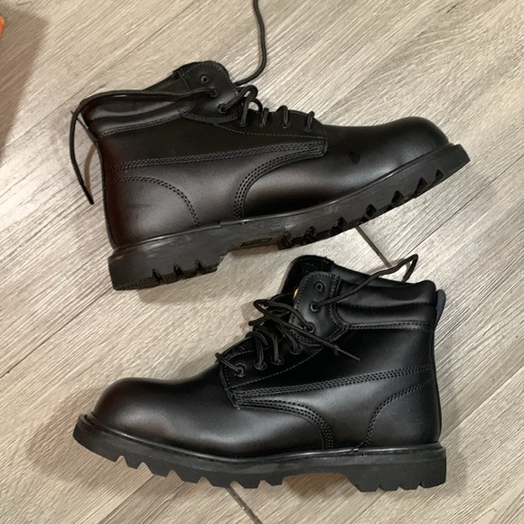 National Black‎ Leather Composite Toe Electric Hazard Boots New in Box Size 10 main image 10